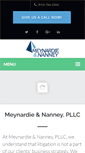 Mobile Screenshot of businesslawyer-nc.com