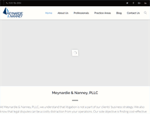 Tablet Screenshot of businesslawyer-nc.com